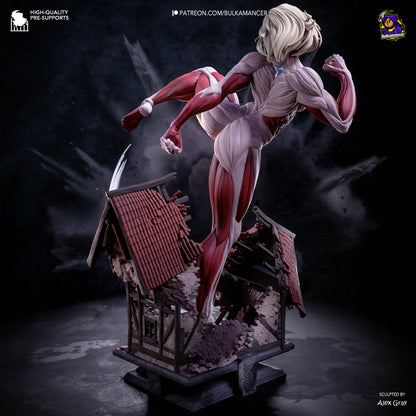 Female Titan Statue 3D-Printed Kit