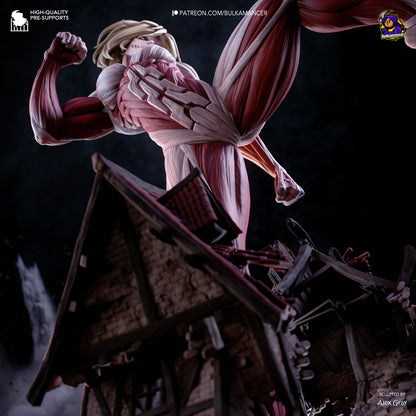 Female Titan Statue 3D-Printed Kit