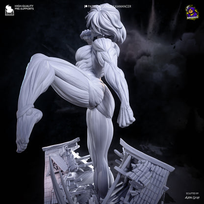 Female Titan Statue 3D-Printed Kit