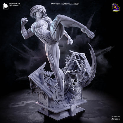 Female Titan Statue 3D-Printed Kit