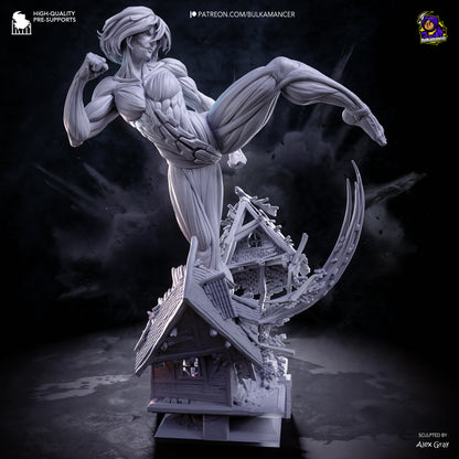 Female Titan Statue 3D-Printed Kit