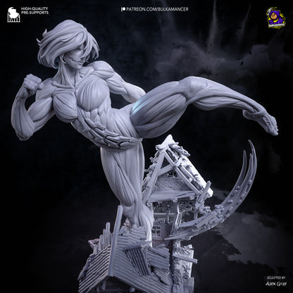 Female Titan Statue 3D-Printed Kit