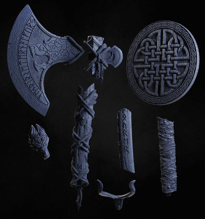 Fenrir Axe - Life Sized Wall Display