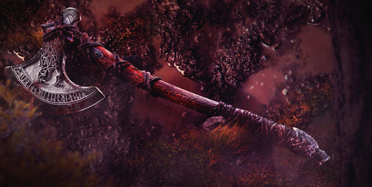 Fenrir Axe - Life Sized Wall Display