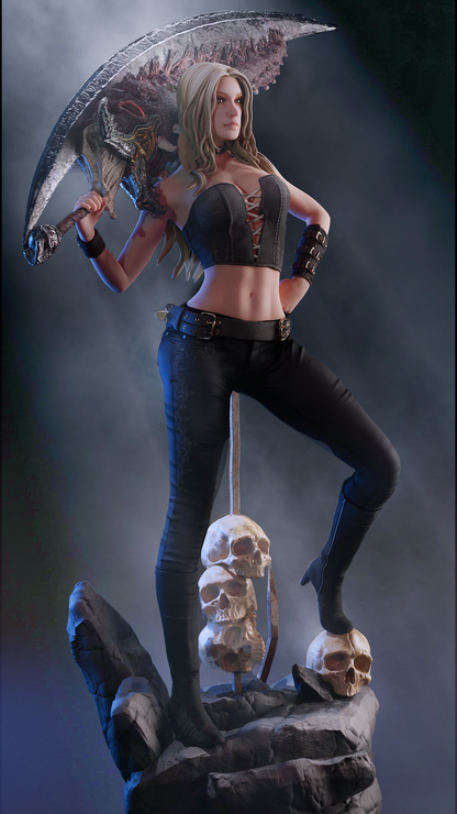 Trish DMC5 Statue 3D-Printed Kit