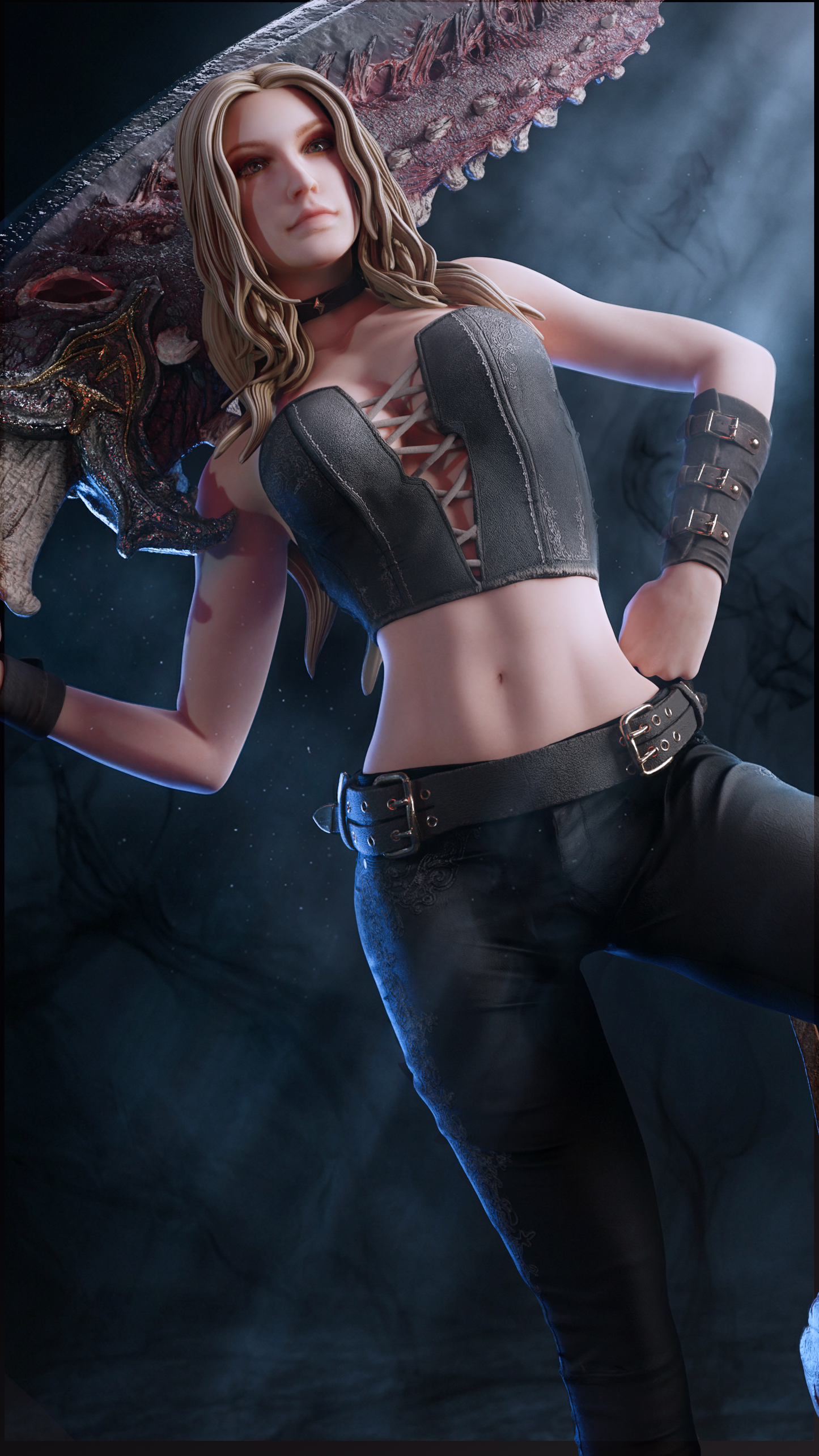 Trish DMC5 Statue 3D-Printed Kit