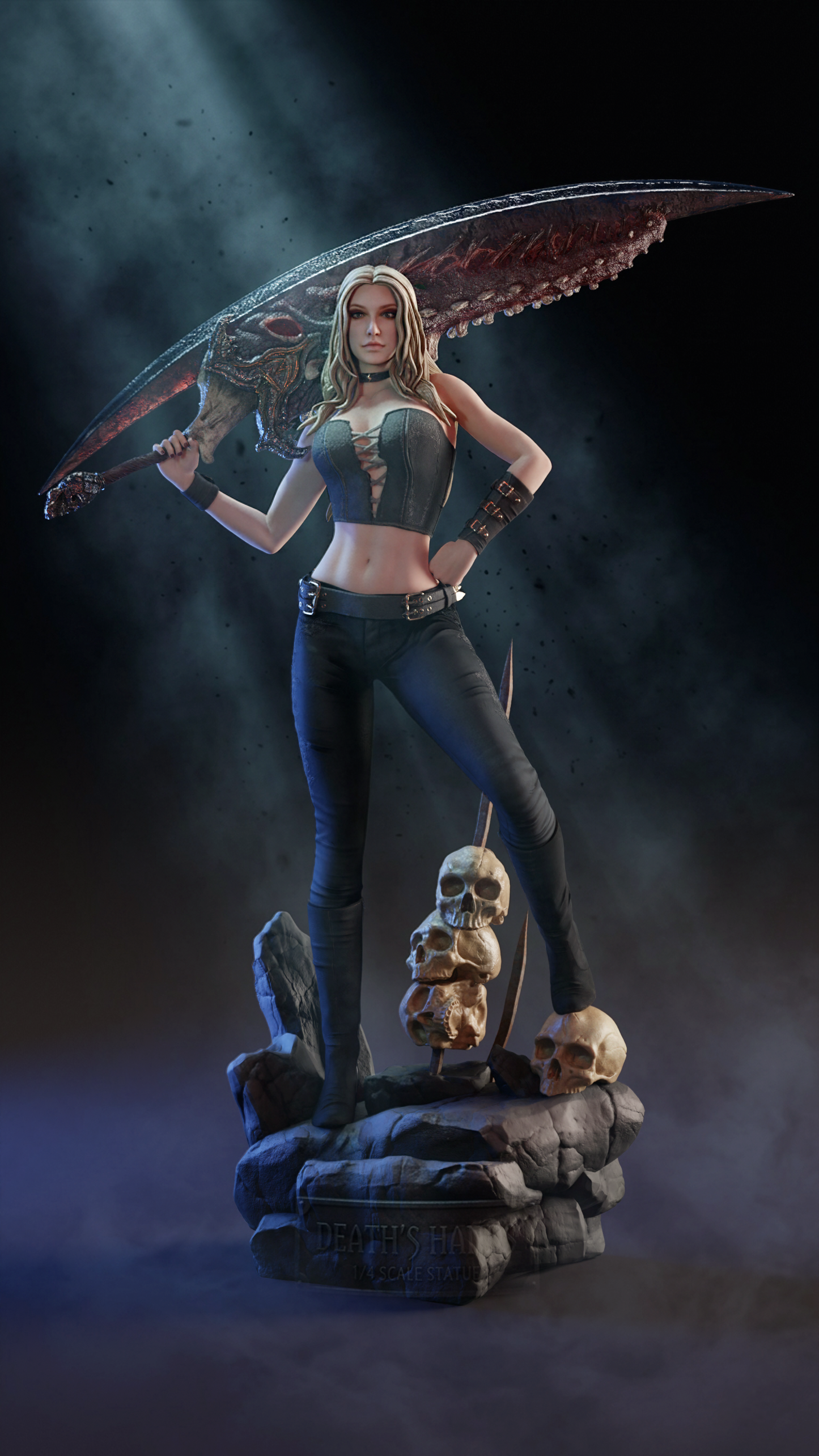 Trish DMC5 Statue 3D-Printed Kit