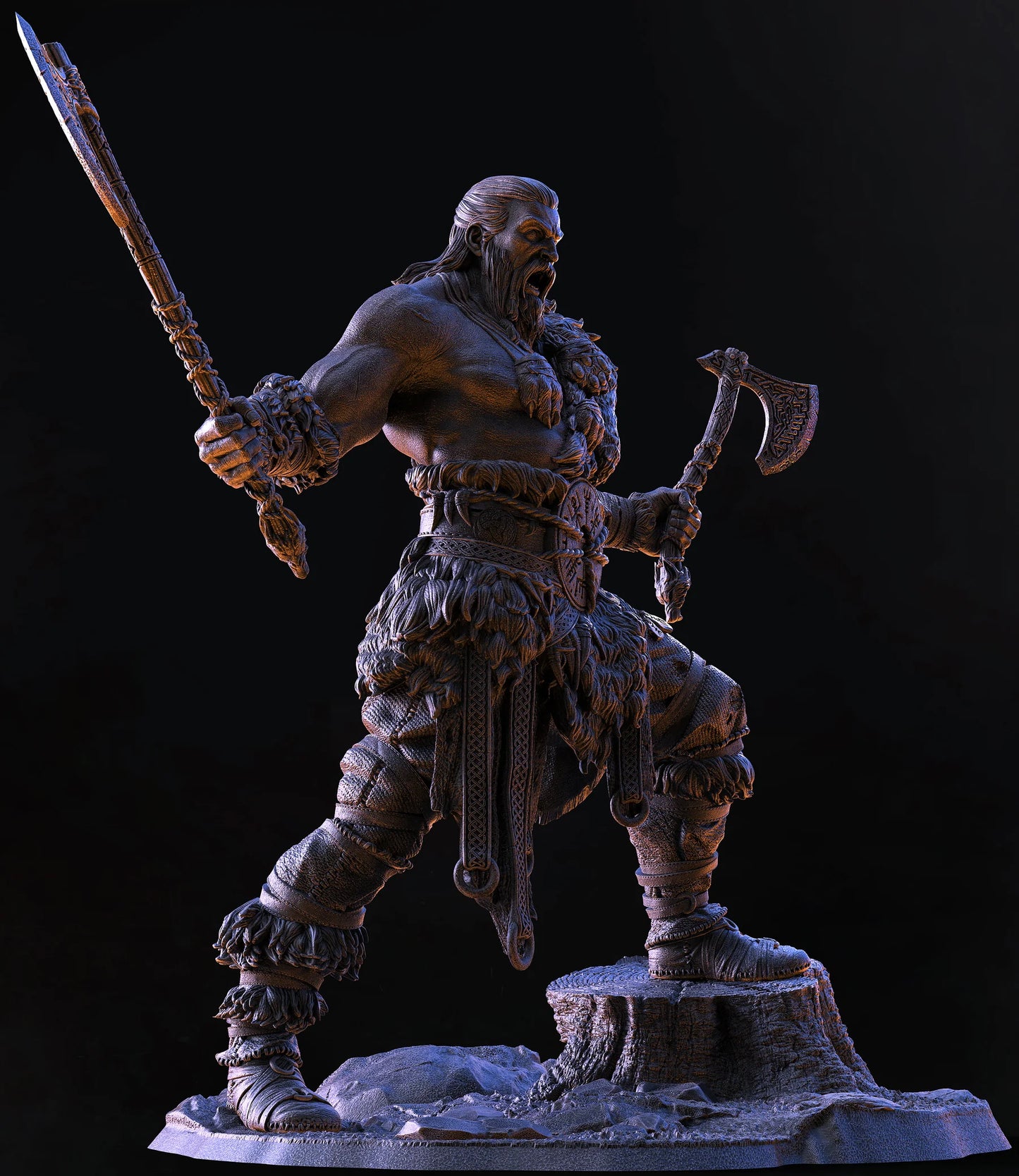 Freki - The Boarheaded Statue