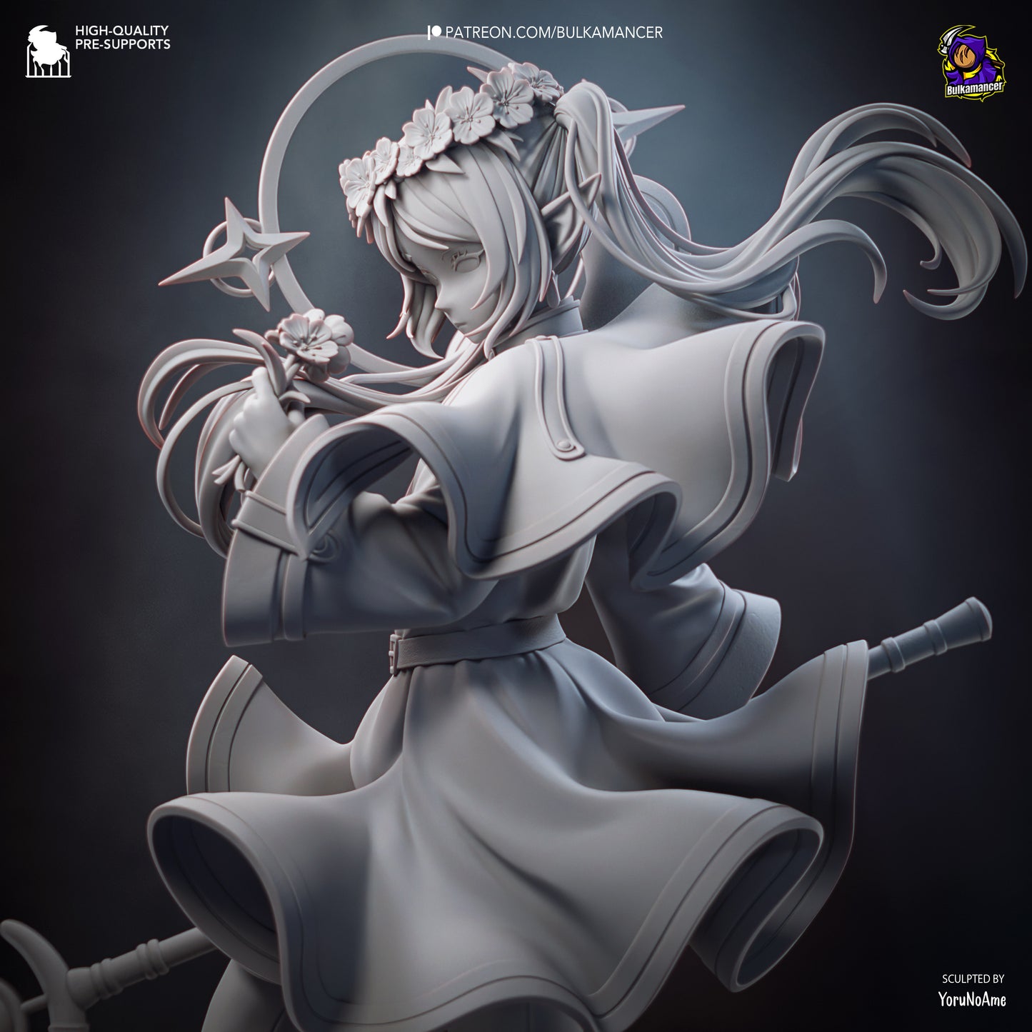 Frieren Statue 3D-Printed Kit