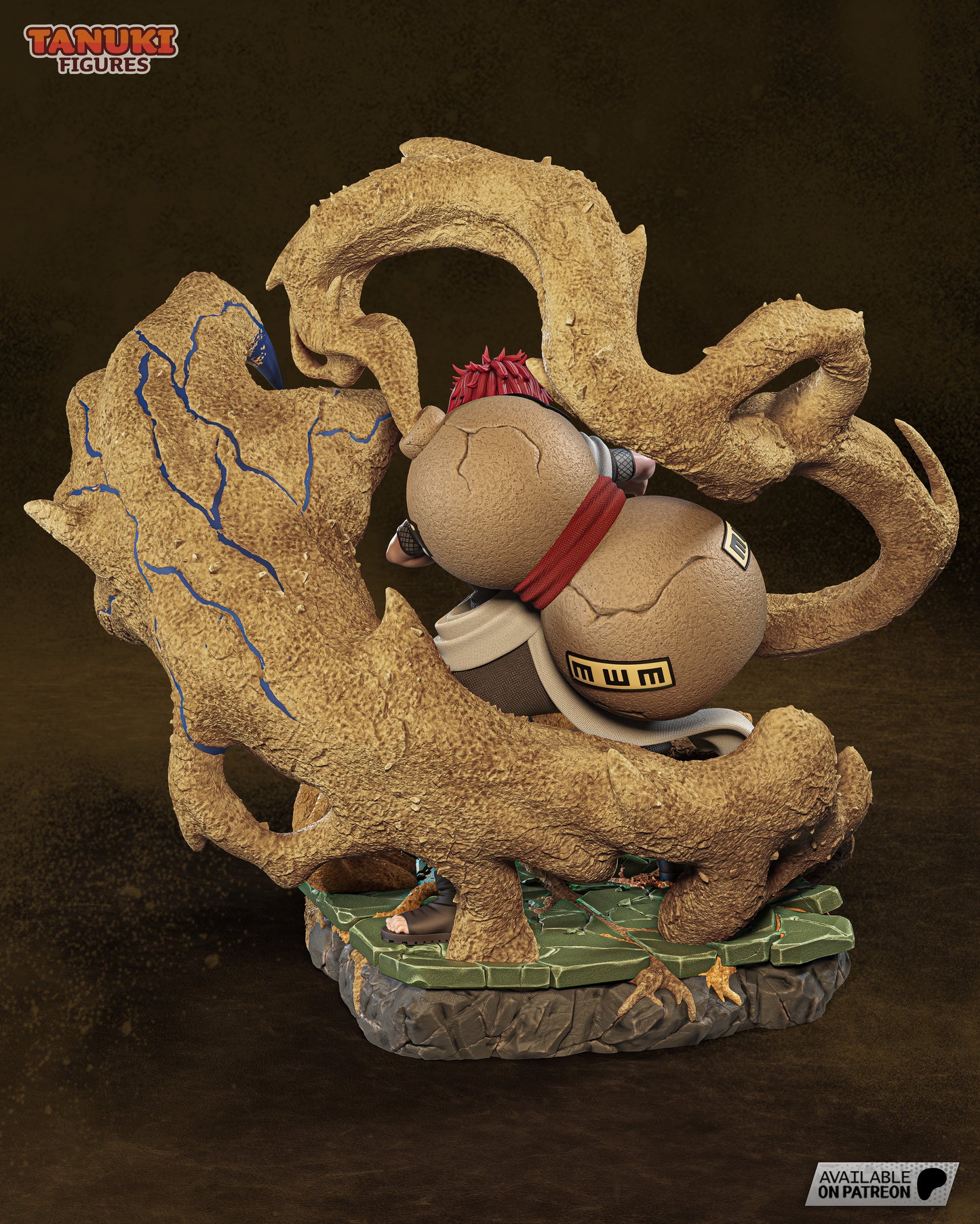 Gaara Statue 3D-Printed Kit