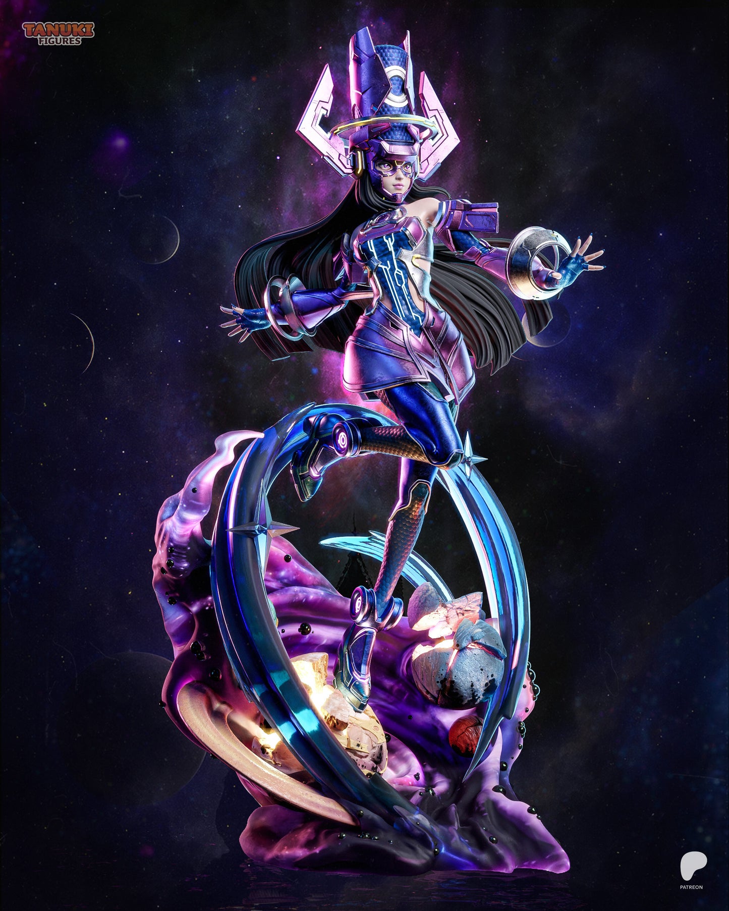 Galacta Statue 3D-Printed Kit