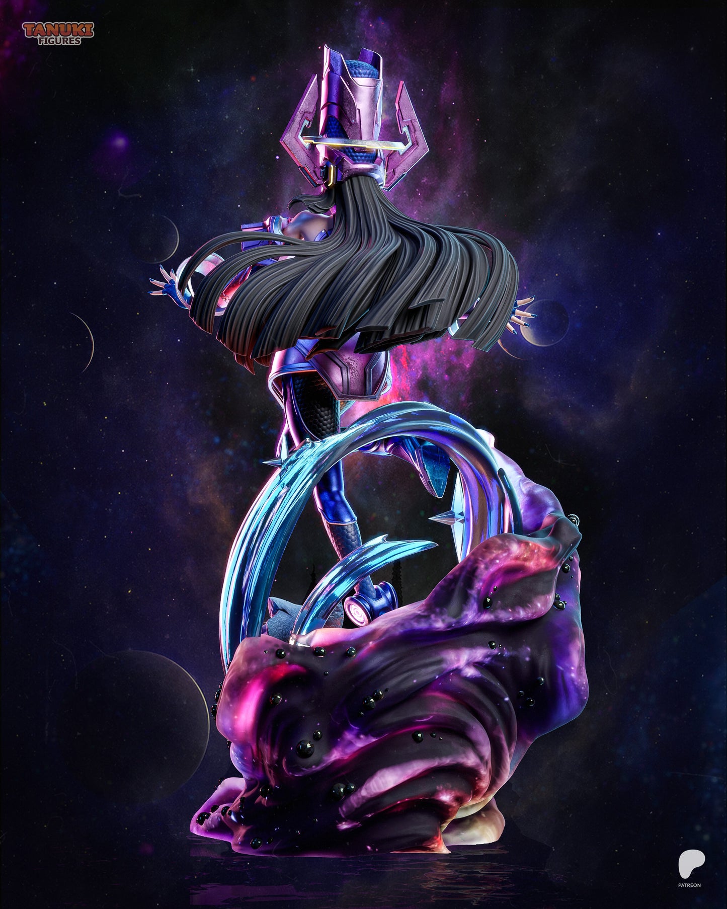 Galacta Statue 3D-Printed Kit