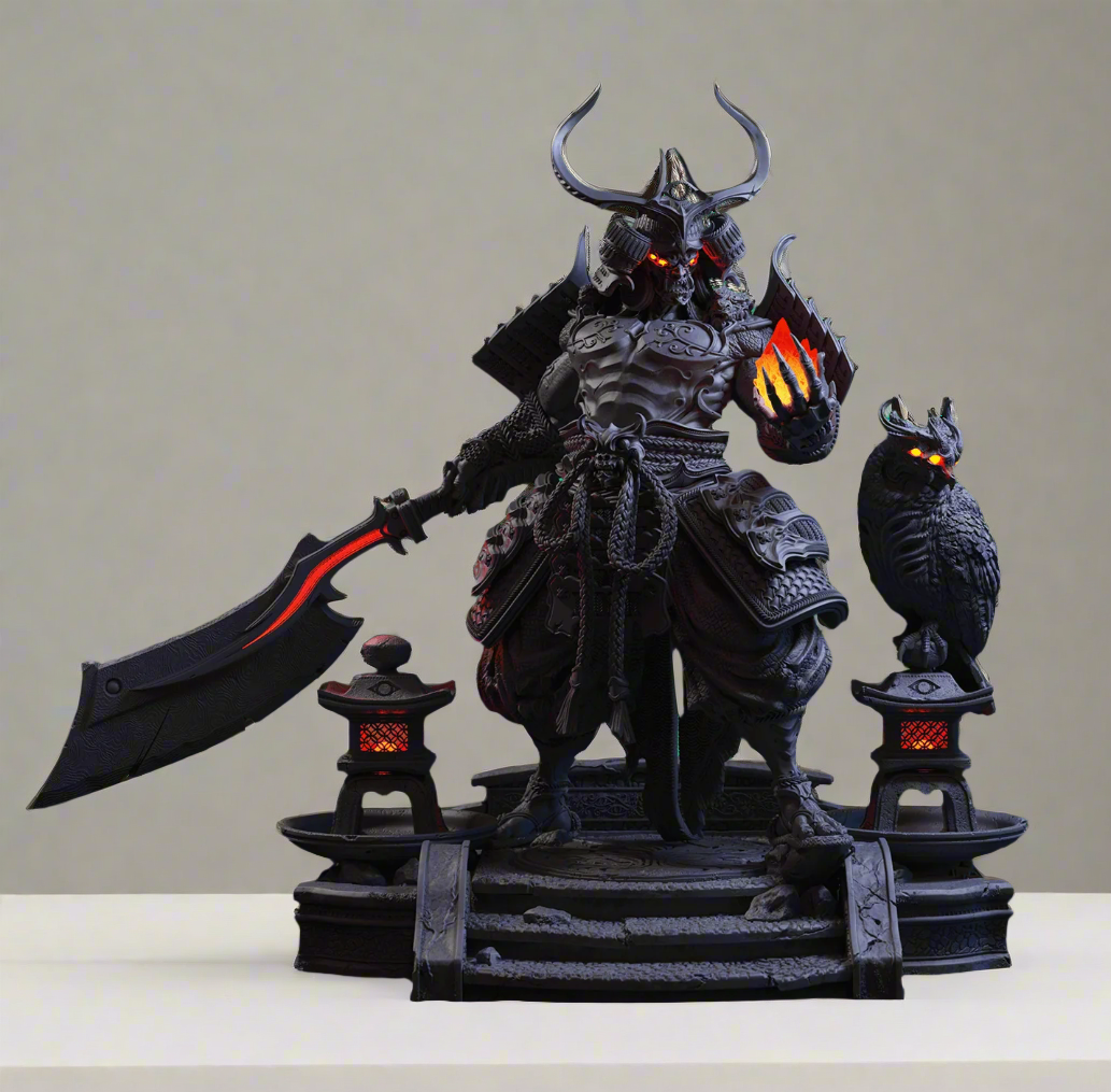 Tenjin - The Cursed Scholar Statue