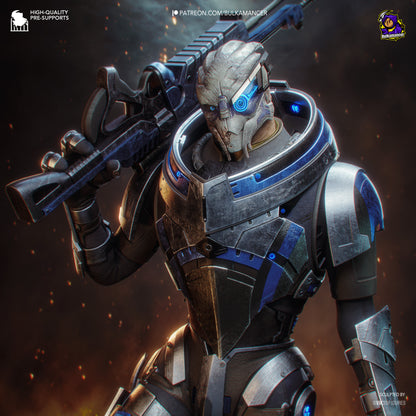 Garrus Statue 3D-Printed Kit
