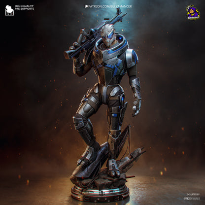 Garrus Statue 3D-Printed Kit