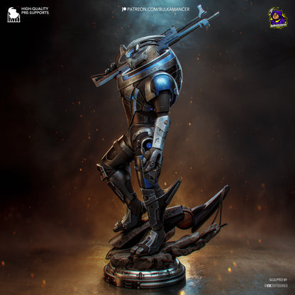 Garrus Statue 3D-Printed Kit