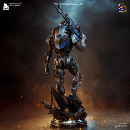Garrus Statue 3D-Printed Kit