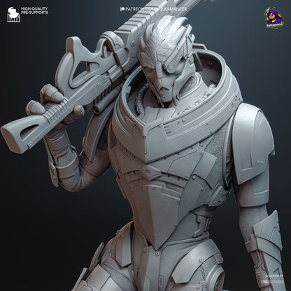 Garrus Statue 3D-Printed Kit