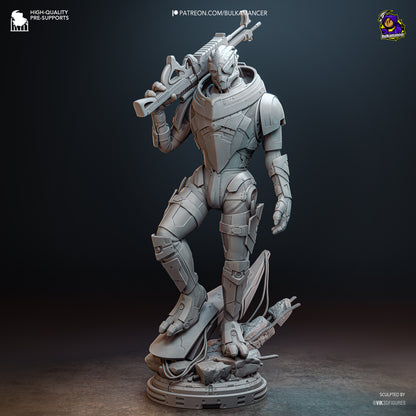 Garrus Statue 3D-Printed Kit