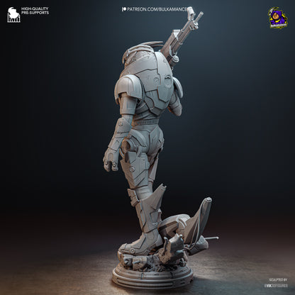 Garrus Statue 3D-Printed Kit