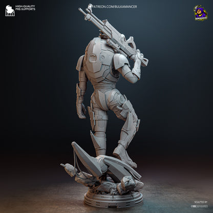 Garrus Statue 3D-Printed Kit