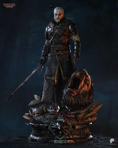 Geralt (The Witcher 3) Statue 3D-Printed Kit