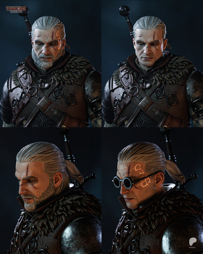 Geralt (The Witcher 3) Statue 3D-Printed Kit