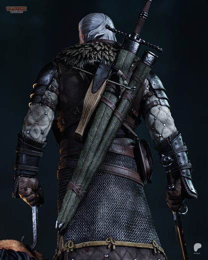 Geralt (The Witcher 3) Statue 3D-Printed Kit