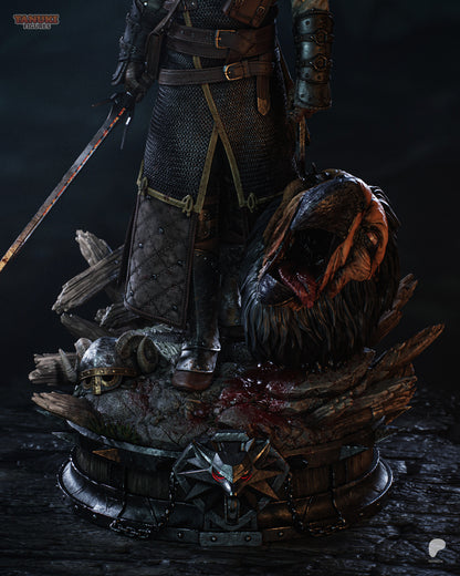 Geralt (The Witcher 3) Statue 3D-Printed Kit