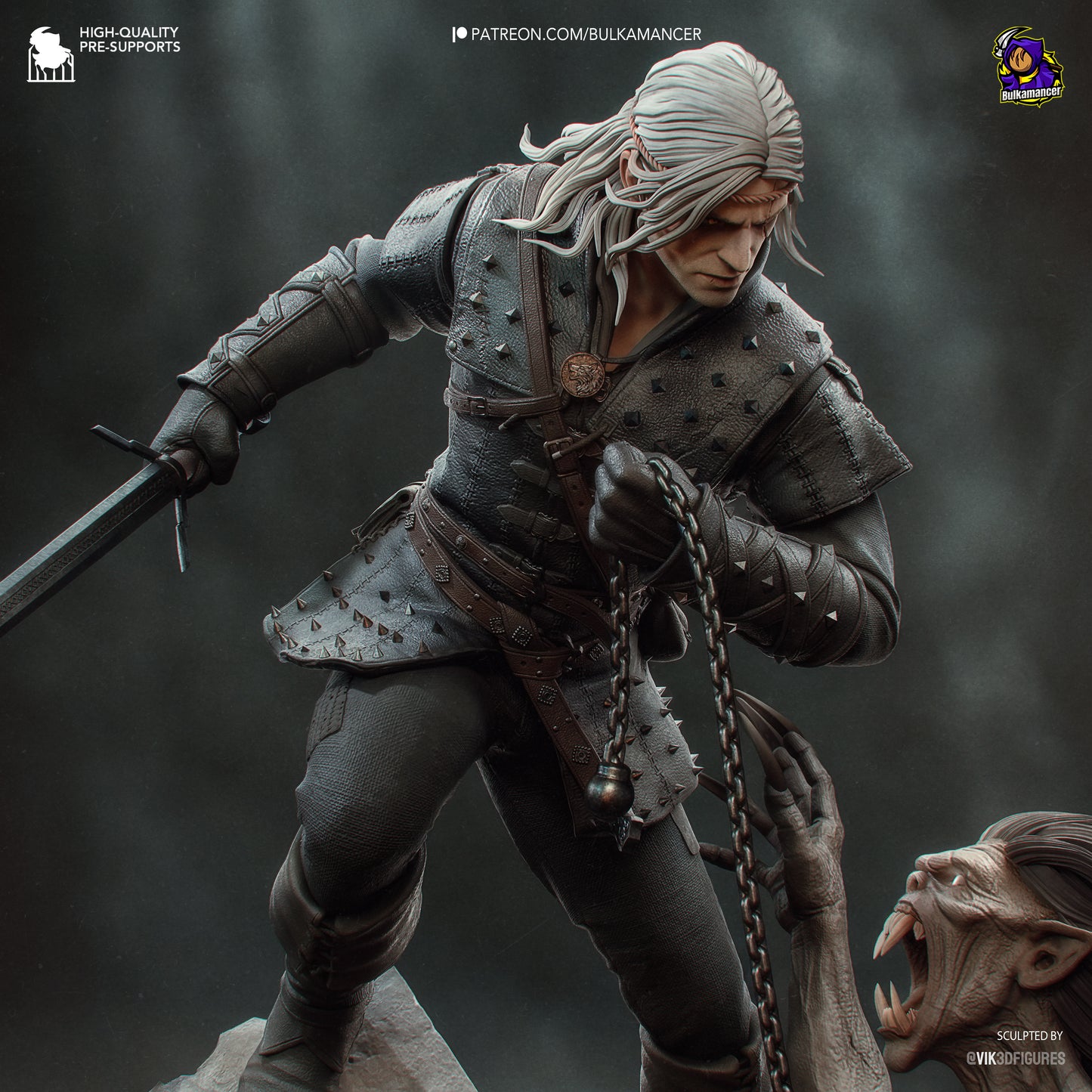 Geralt Statue