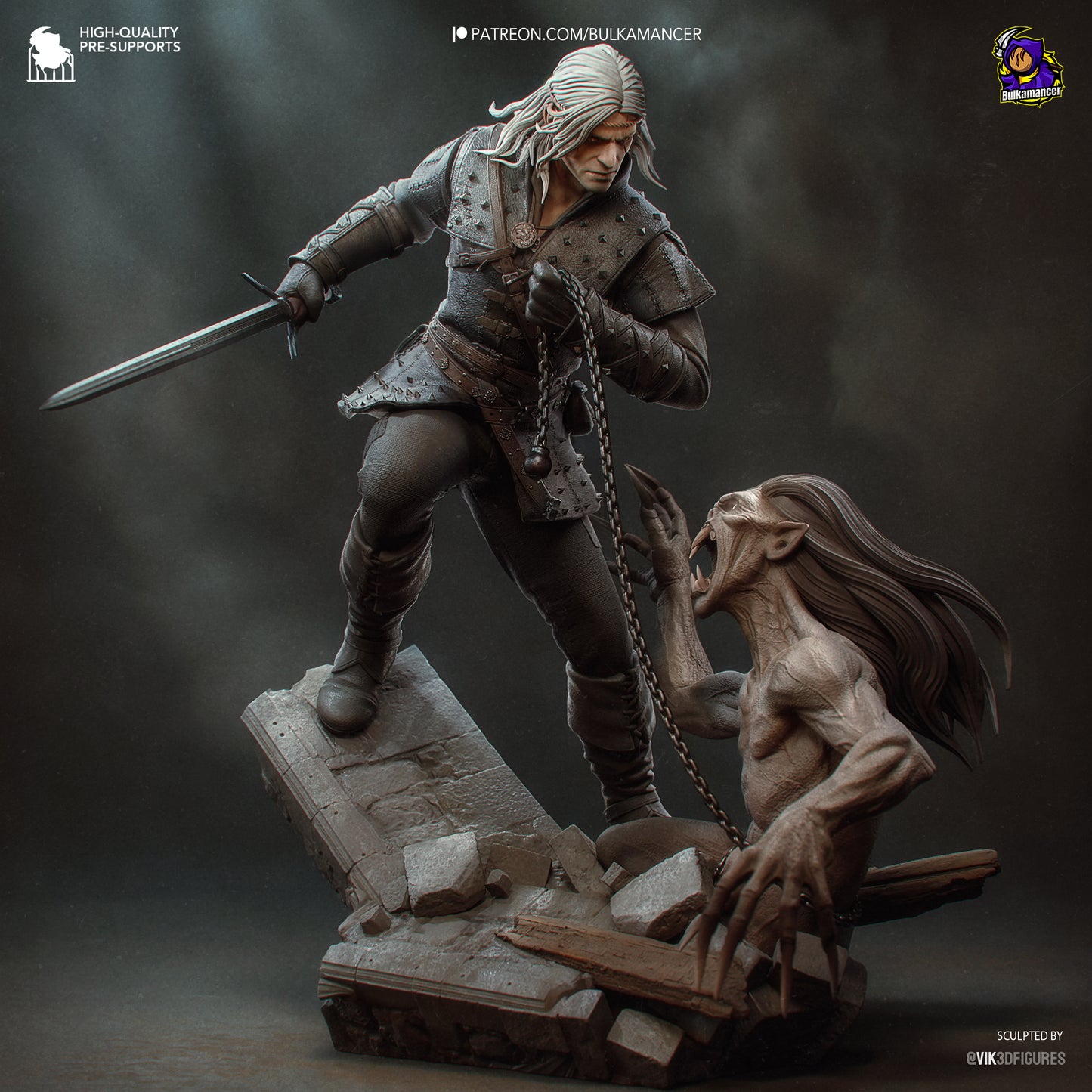 Geralt Statue