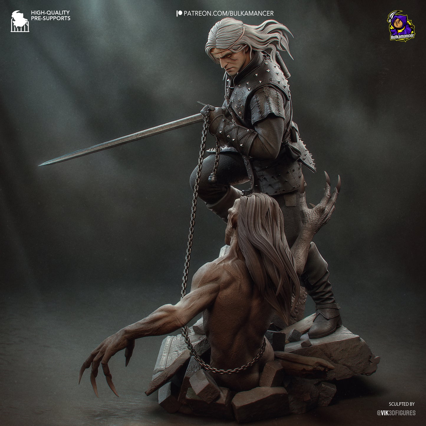 Geralt Statue