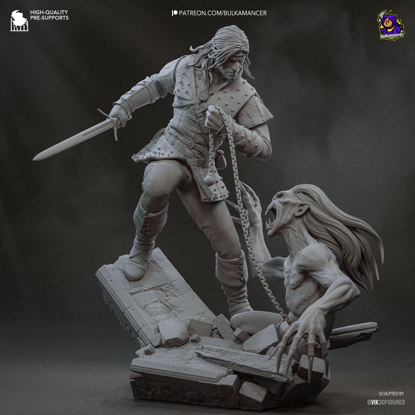 Geralt Statue