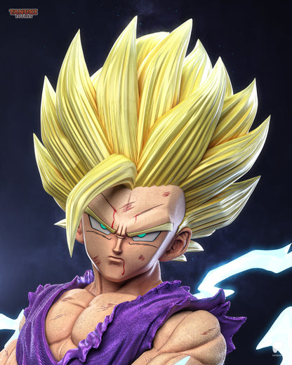 Gohan SSJ2 Statue 3D-Printed Kit