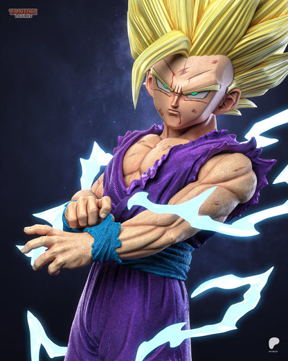 Gohan SSJ2 Statue 3D-Printed Kit