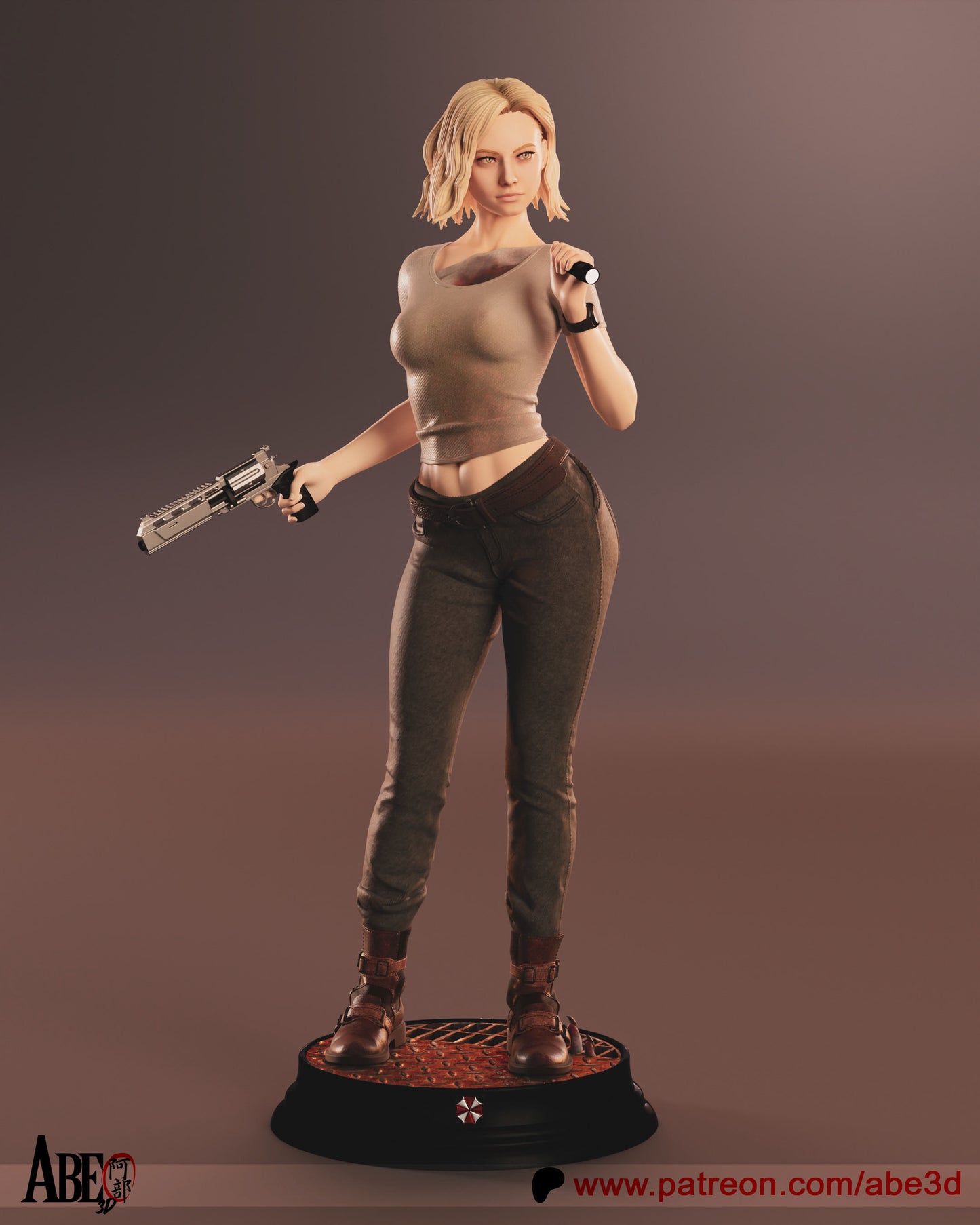 Grace Ashcroft Statue 3D-Printed Kit