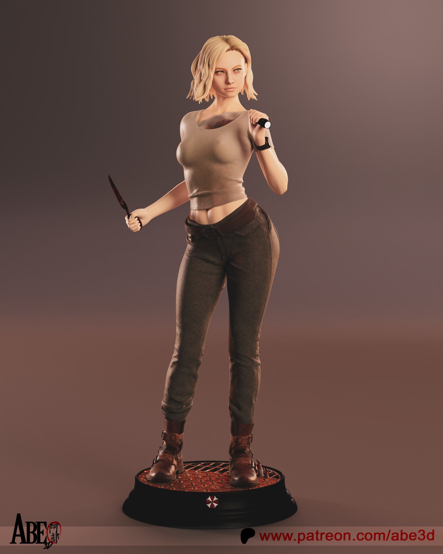 Grace Ashcroft Statue 3D-Printed Kit