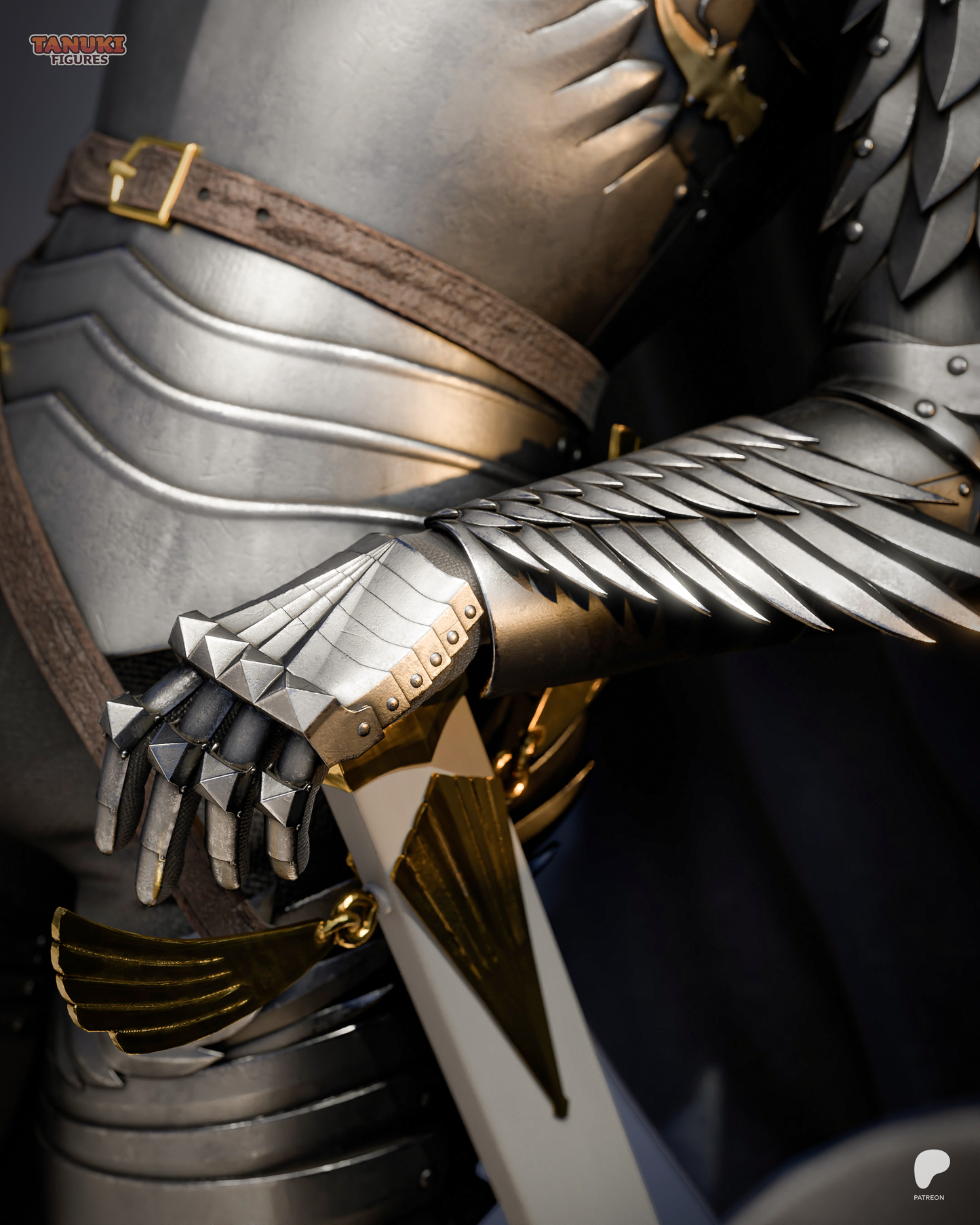 Griffith Statue 3D-Printed Kit
