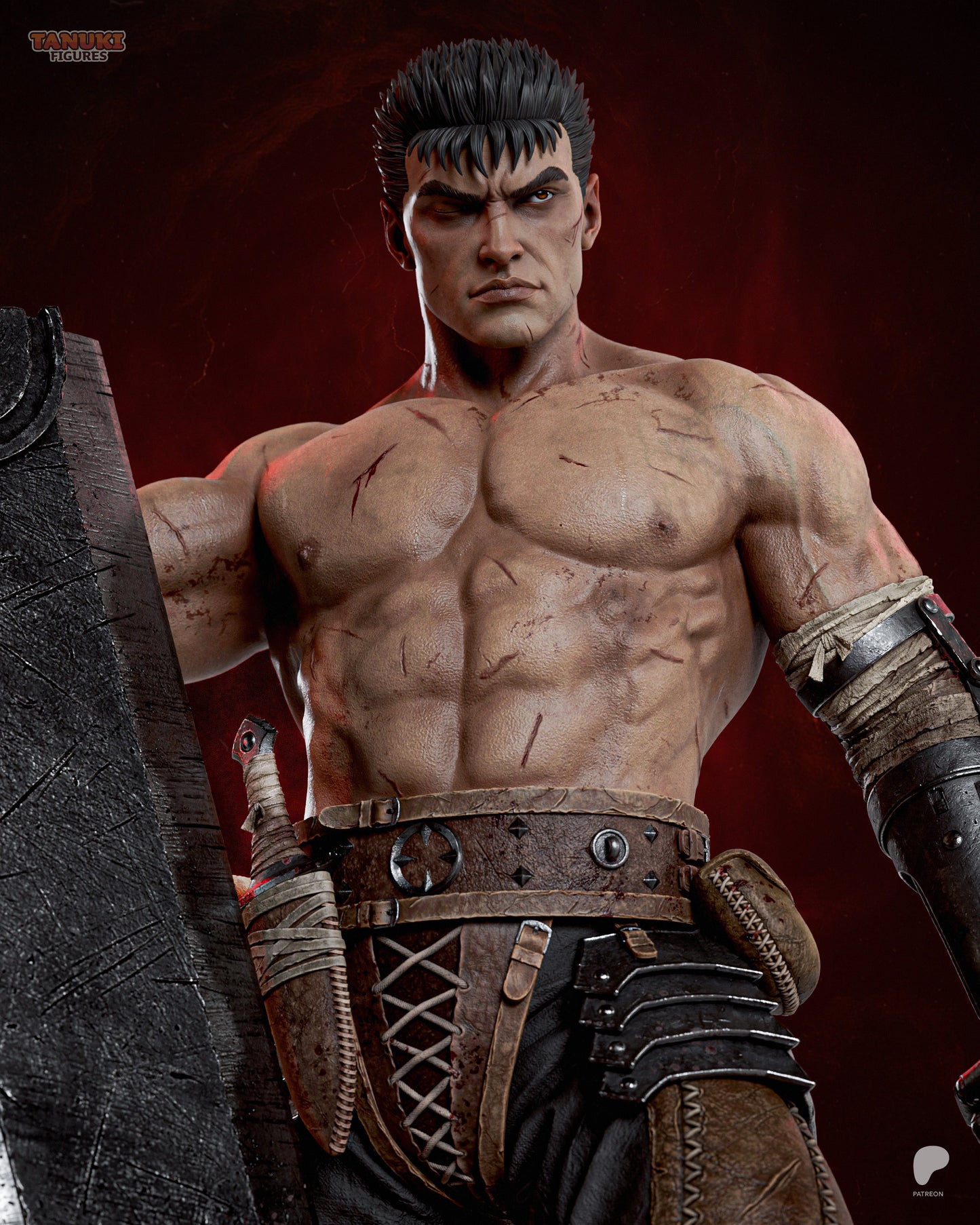 Guts (Berserk) Statue
