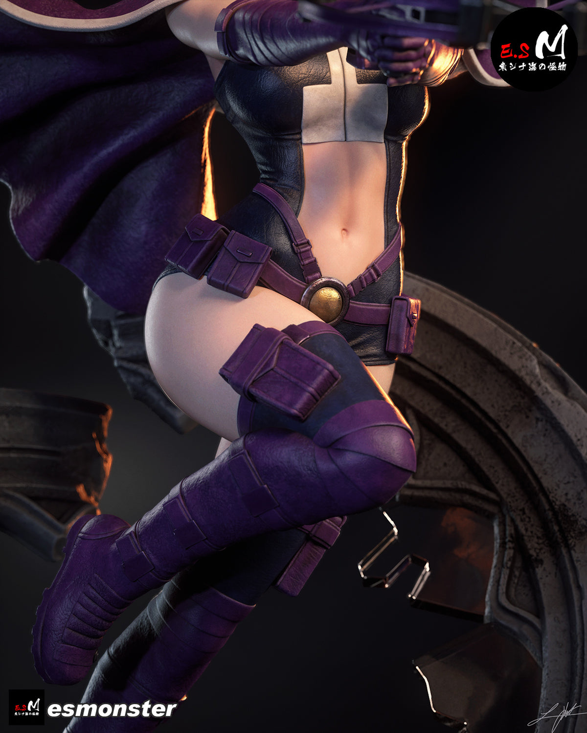 Huntress Statue 3D-Printed Kit