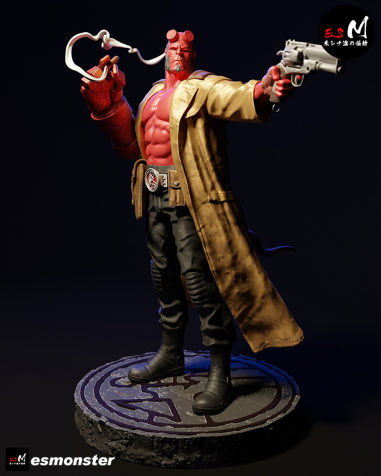 Hellboy Statue