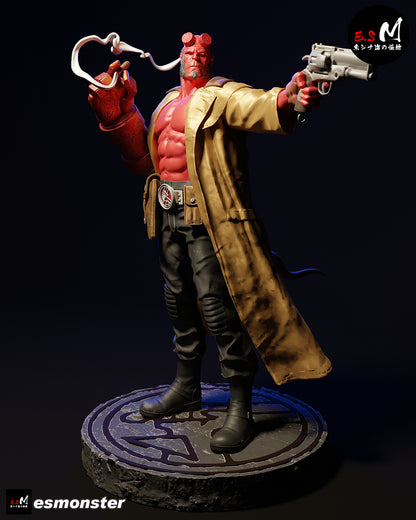 Hellboy Statue
