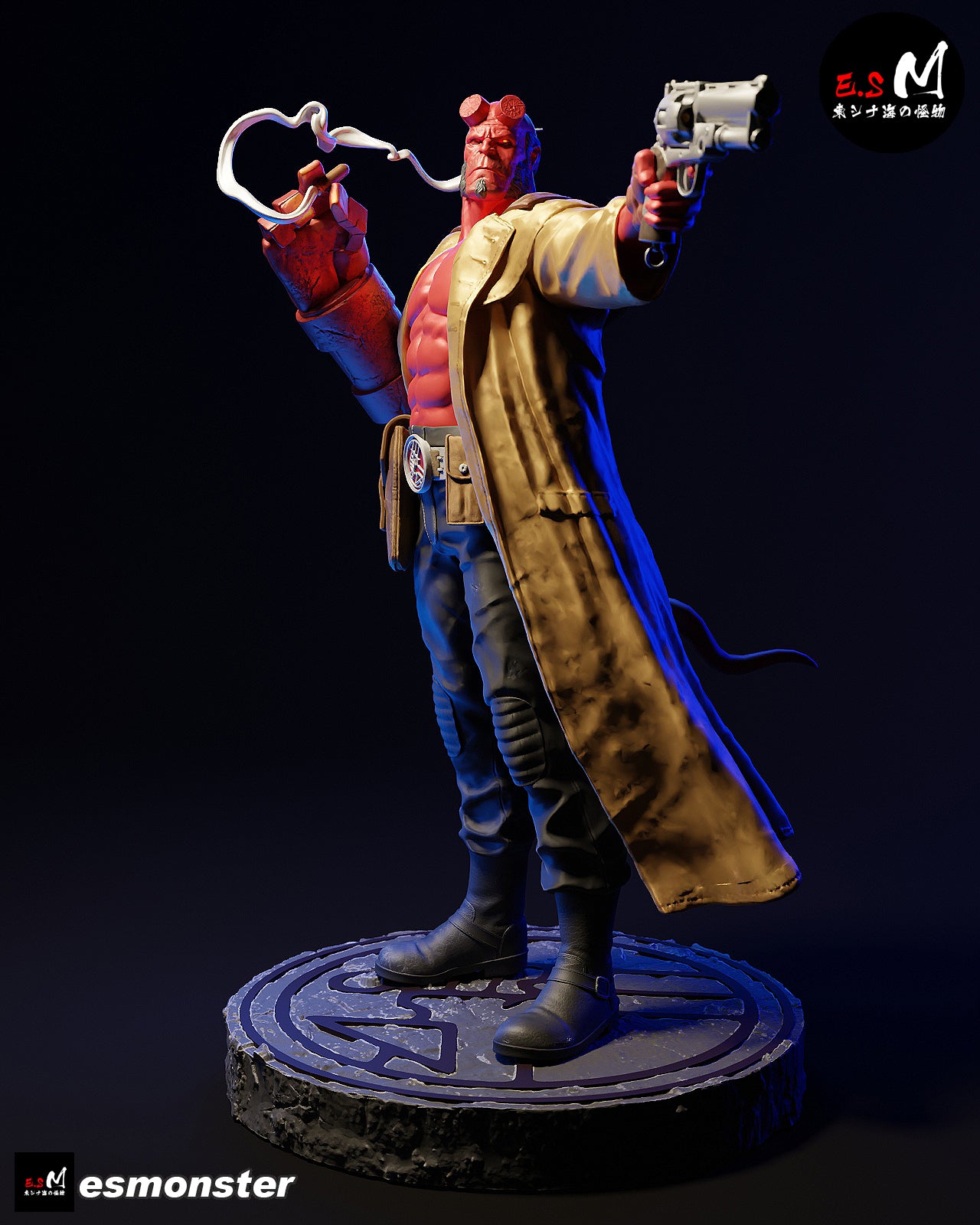 Hellboy Statue