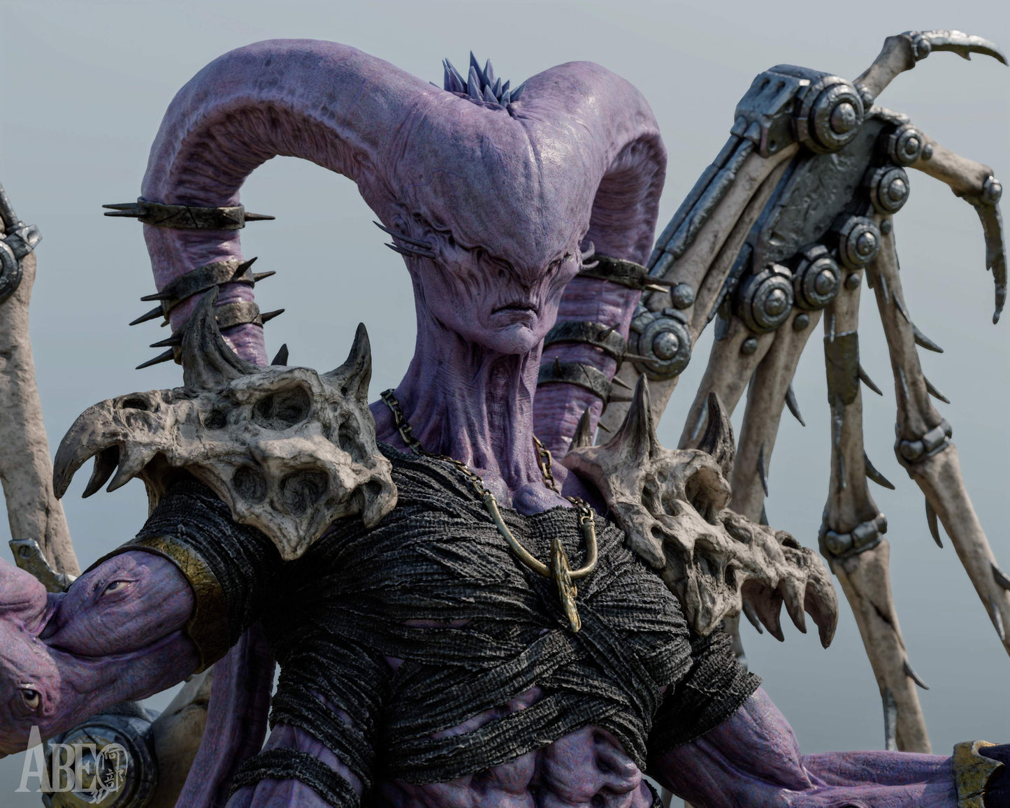 Ninefold Sorcerer Statue 3D-Printed Kit