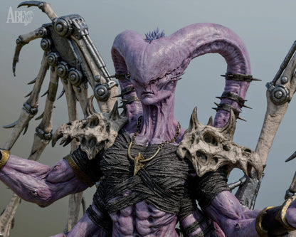 Ninefold Sorcerer Statue 3D-Printed Kit