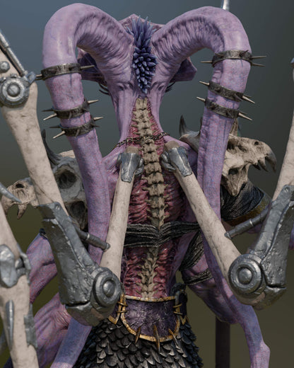 Ninefold Sorcerer Statue 3D-Printed Kit