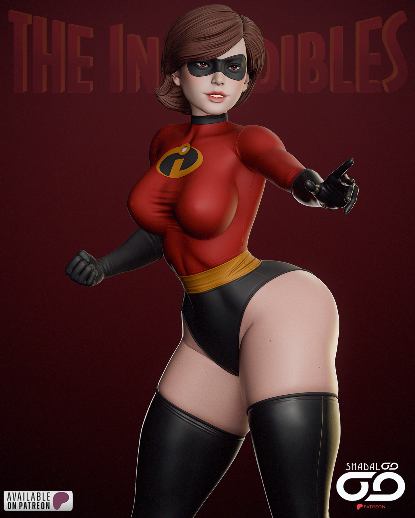 Elastigirl Statue