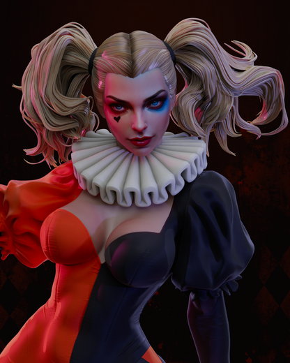 Harley Quinn Statue 3D-Printed Kit