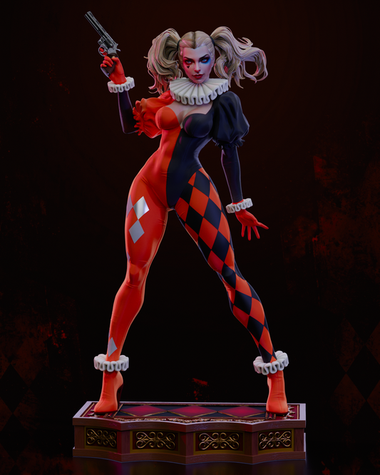 Harley Quinn Statue 3D-Printed Kit