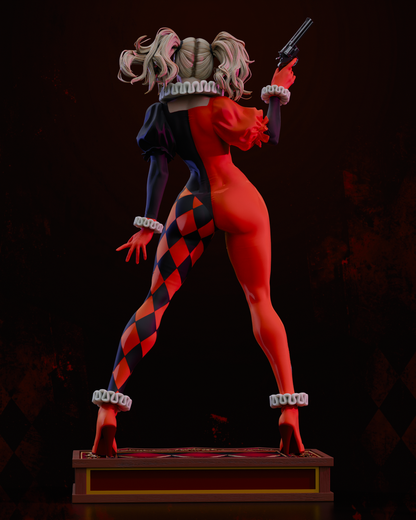 Harley Quinn Statue 3D-Printed Kit